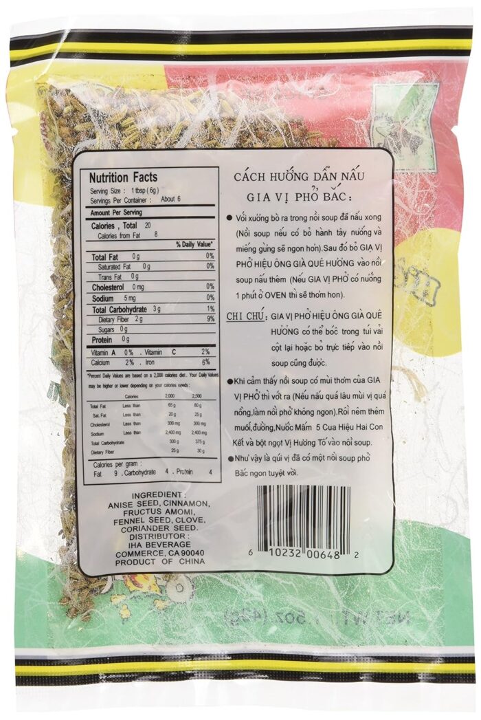 Old Man Que Huong Pho Bac Spice Seasoning (3 Packs)- Gia Vi Pho Bac - Image 2